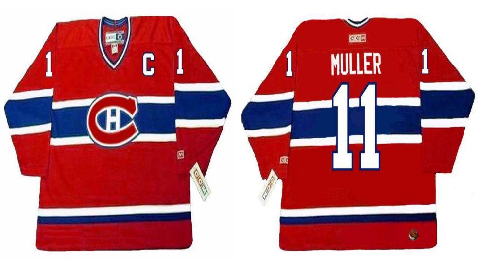 2019 Men Montreal Canadiens #11 Muller Red CCM NHL jerseys->montreal canadiens->NHL Jersey